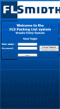 Mobile Screenshot of packinglist.flsmidth.com